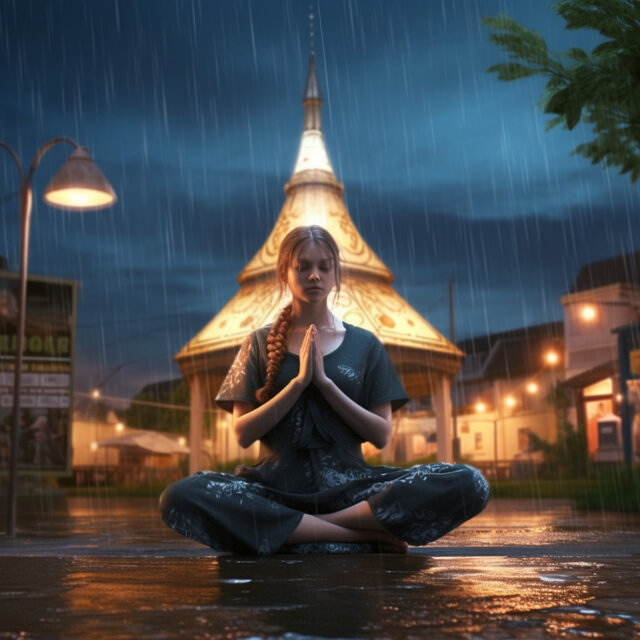 Harmony Flows: Yoga Music by the Waterfalls