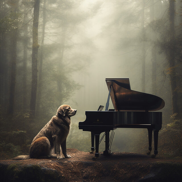 Melodías Caninas Armónicas: Piano Meditativo Para Perros