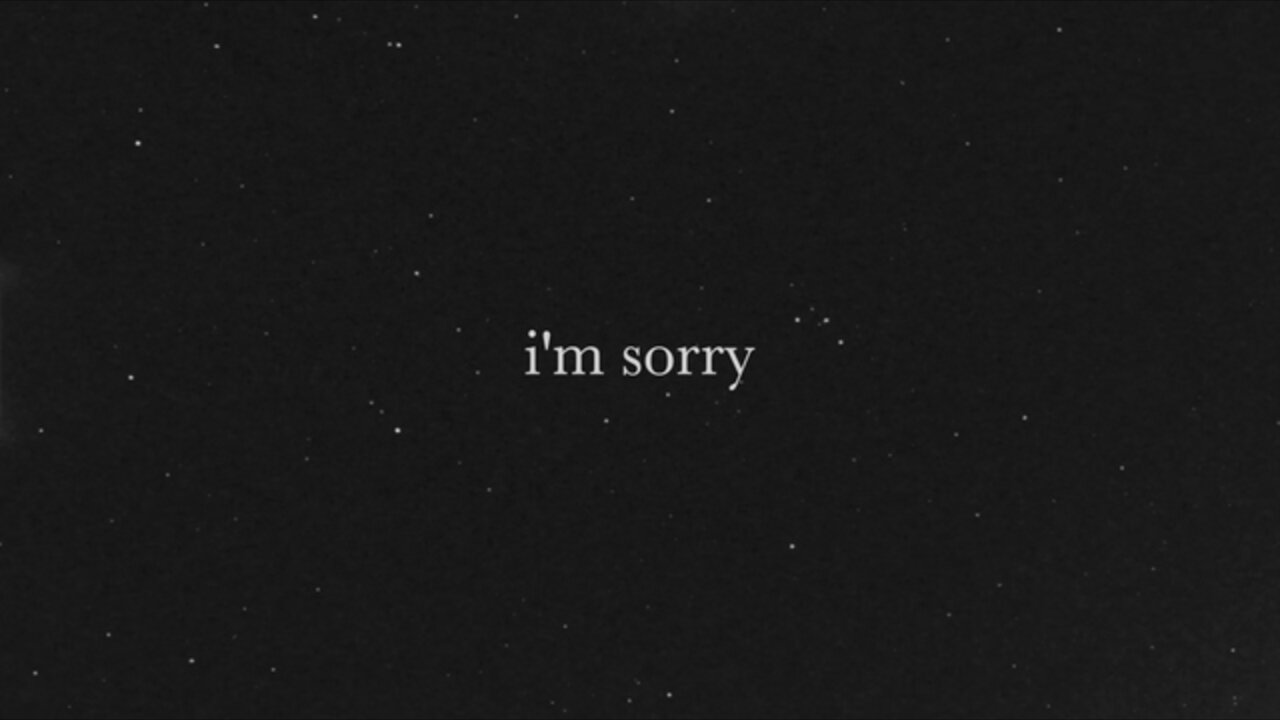 i'm sorry (Lyric Video)
