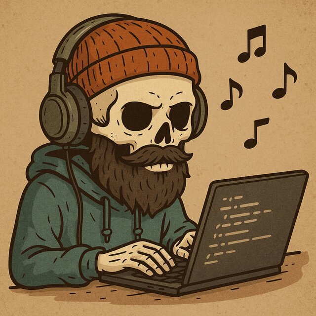 Skull Beard Vibe Coding