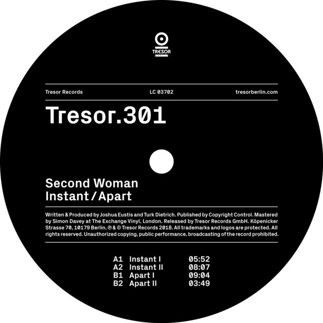 Cover art for album Instant / Apart by Second Woman