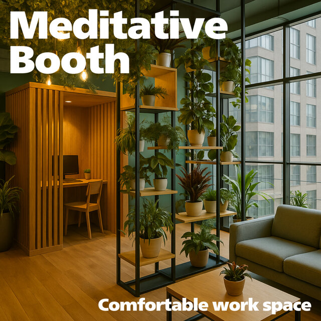 Meditative Booth - Cozy Workspace
