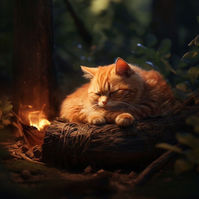 Melodías Junto Al Fuego: Música Para Compañias Felinas