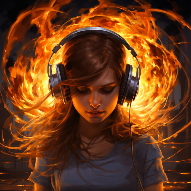 Serenidad Binaural: Sonidos De Relajación Del Fuego