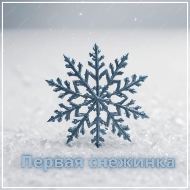 Первая снежинка