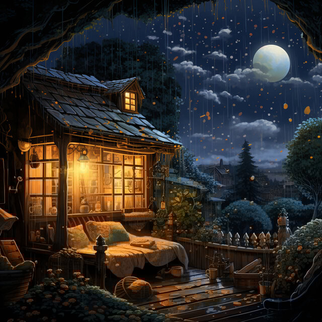 Rainy Night's Rest: Music for Stress Relief