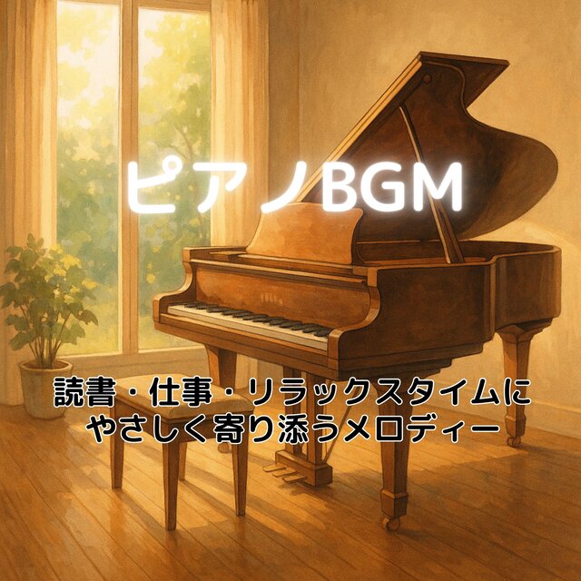 ピアノBGM　読書・仕事・リラックスタイムにやさしく寄り添うメロディー