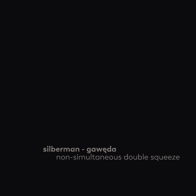 Non-Simultaneous Double Squeeze