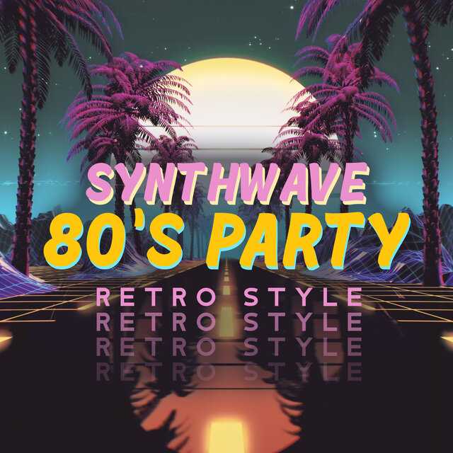 Synthwave 80's Party Retro Style