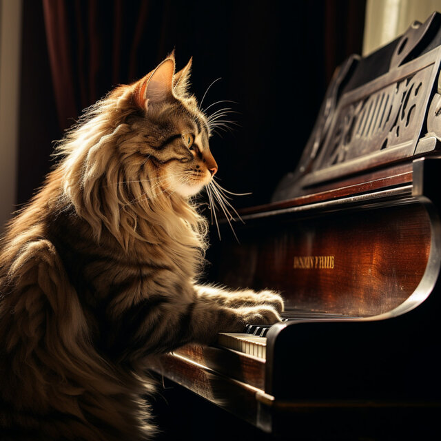 Camino Eufonico Para Gatos: Unión Encantada Del Piano