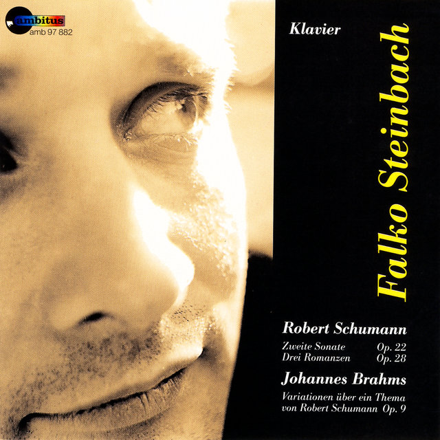 Schumann, Zweite Sonate op. 22, Driei Romanzen op. 28, Johannes Brahms, Variationen op. 9
