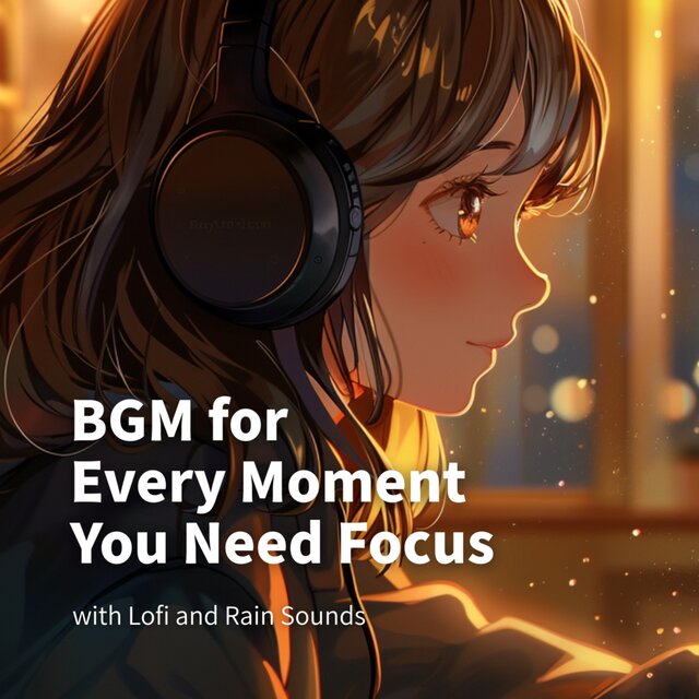 BGM for Every Moment You Need Focus with Lofi and Rain Sounds