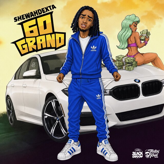 Cover art for album 60 Grand by Shewahdexta, Black Shadow, Troyton Rami