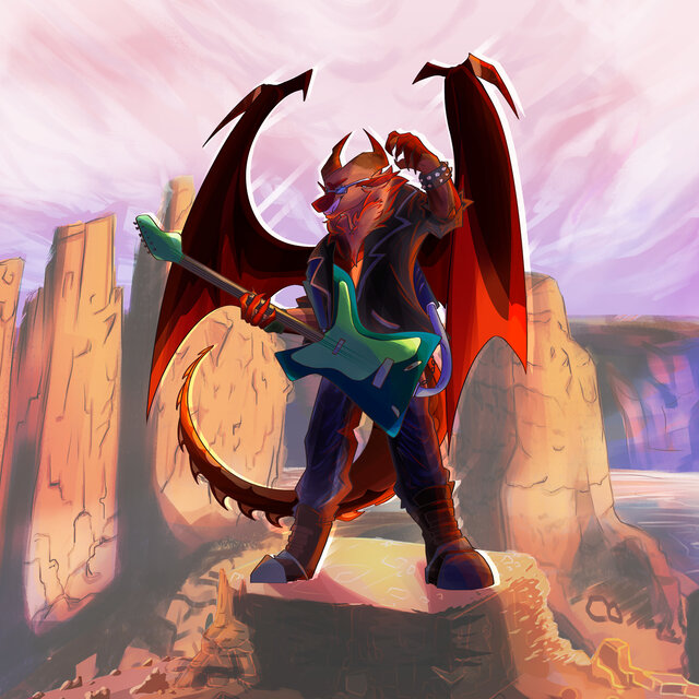 Furry Dragon Rock