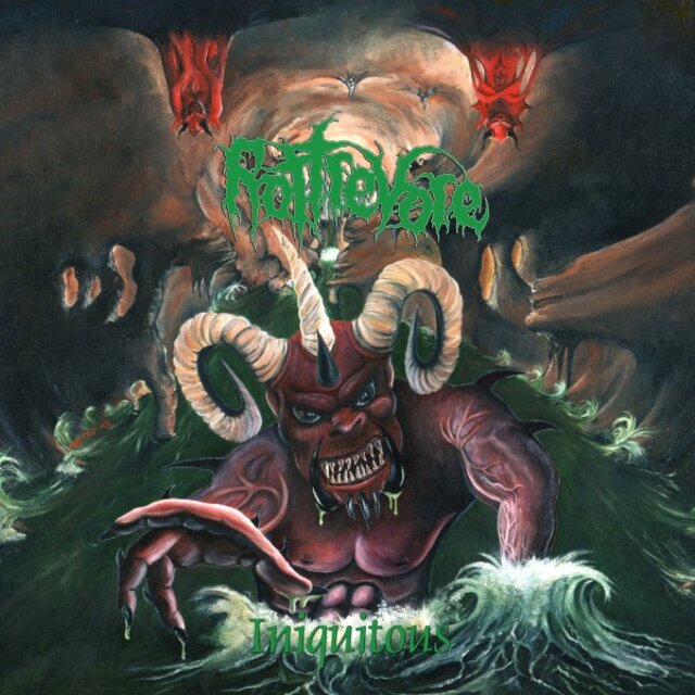 Cover art for album Iniquitous by Rottrevore