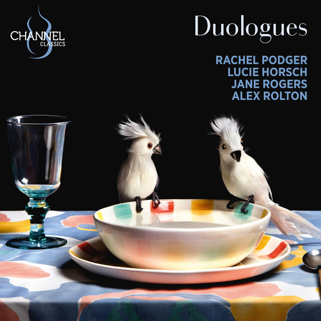 Cover art for album Duologues by Rachel Podger, Lucie Horsch, Jane Rogers, Alex Rolton