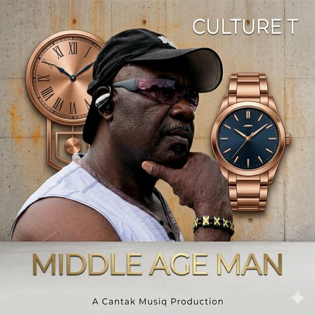 Cover art for album Middle Age Man by Culture T