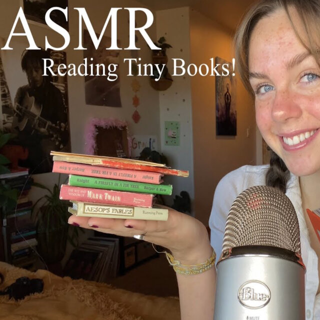 ASMR Reading Tiny Books for Sleep