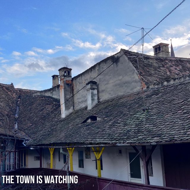 the town is watching