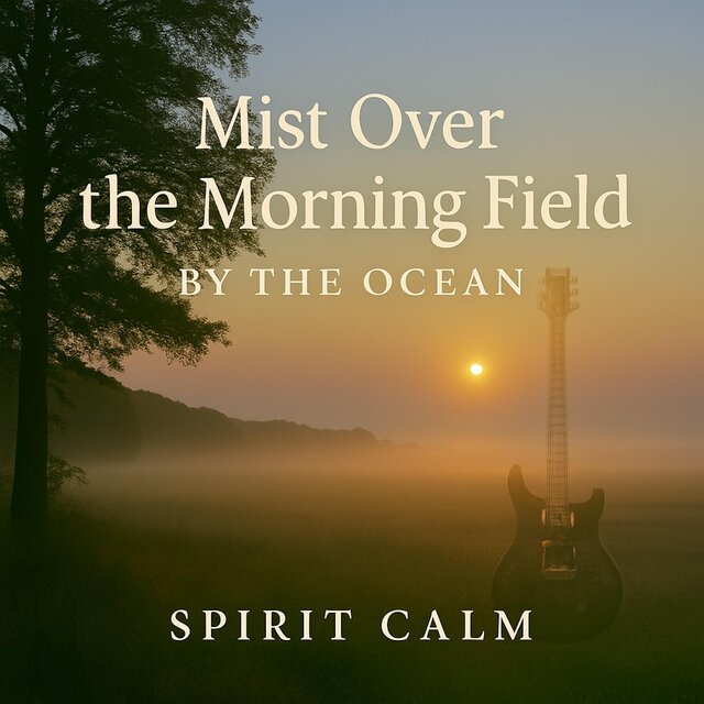 Mist Over the Morning Field by the Ocean
