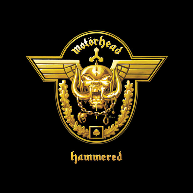 Cover art for album Hammered by Motörhead