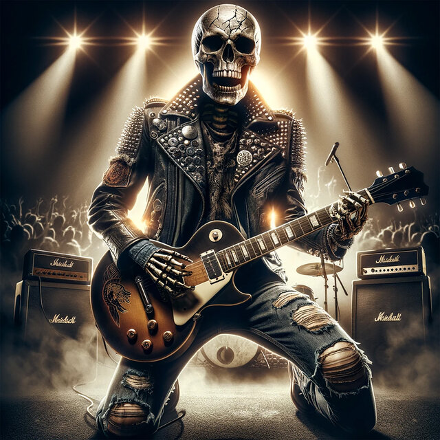 Heavy skull metal