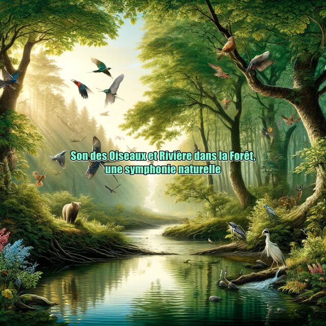 Son des Oiseaux et Rivière dans la Forêt, une symphonie naturelle
