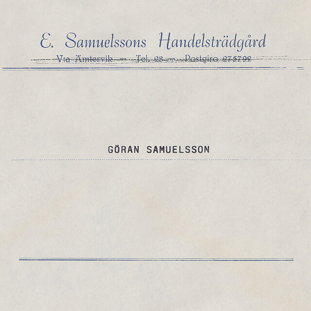 E. Samuelsssons Handelsträdgård