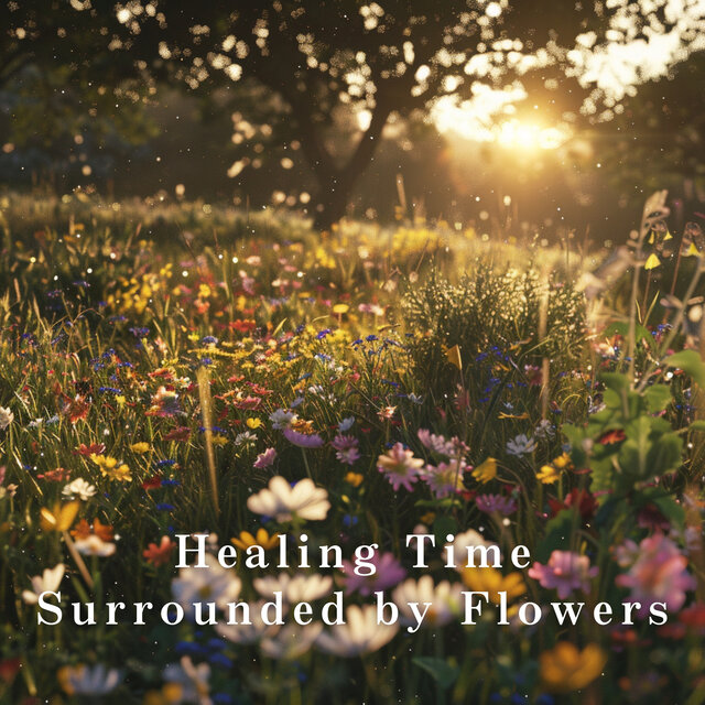 Healing Time Surrounded by Flowers