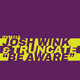 Cover art for album Be Aware by Josh Wink, Truncate