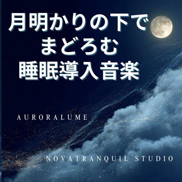 月明かりの下でまどろむ睡眠導入音楽