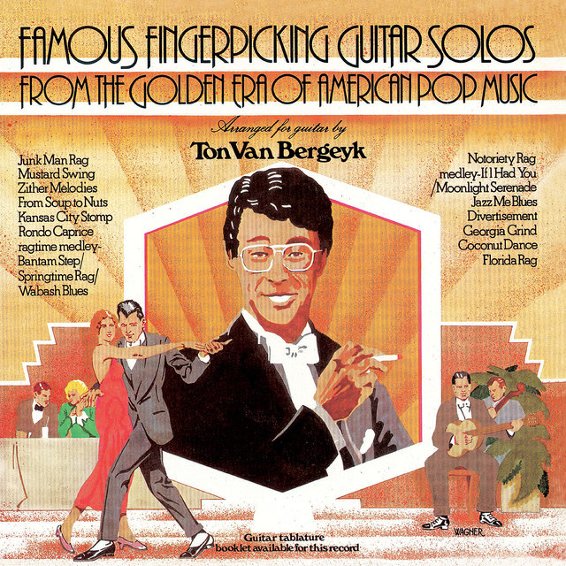 Cover art for album Famous Fingerpicking Guitar Solos by Ton Van Bergeyk