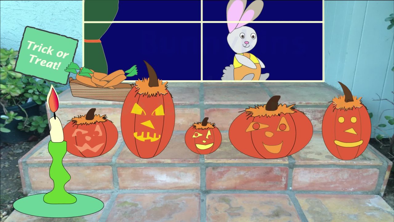 Five Little Pumpkins (Bunnykins Halloween)