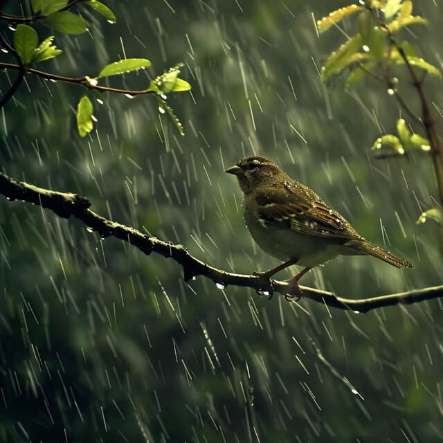 Nature's Meditation: Binaural Rain and Soothing Birds