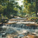 Relaxing River Gentle Flows