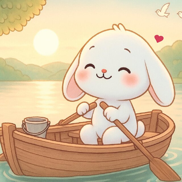 Morning Lofi: Rowing into Happiness
