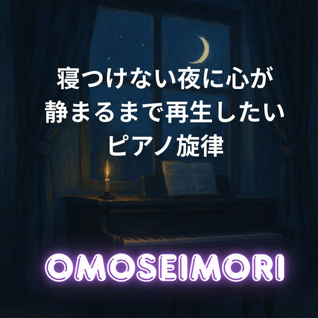 寝つけない夜に心が静まるまで再生したいピアノ旋律
