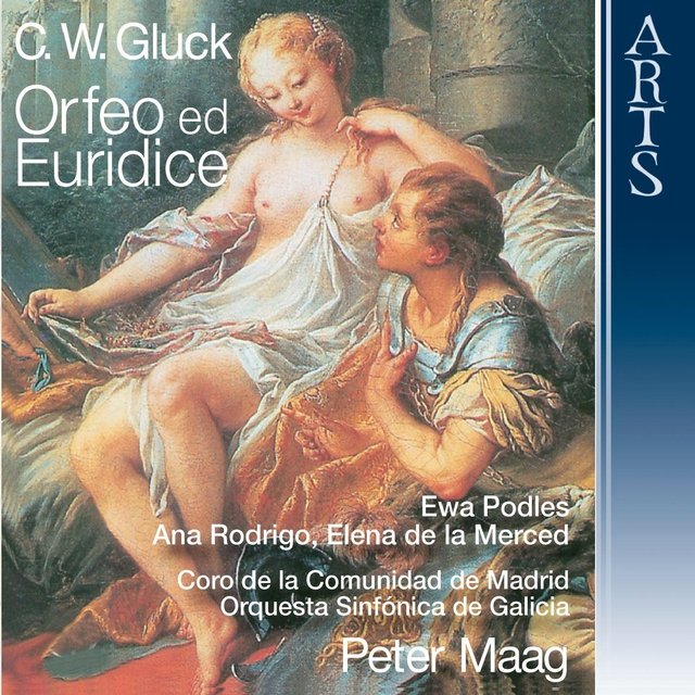 Cover art for album Gluck: Orfeo ed Euridice by Orquesta Sinfónica de Madrid, Peter Maag, Coro de la Comunidad de Madrid, Ewa Podles, Elena De la Merced, Ana Rodrigo