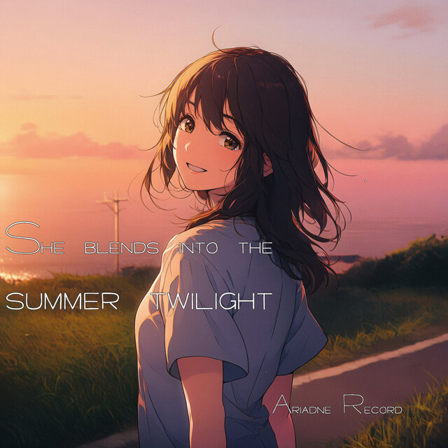 She Blends into the Summer Twilight