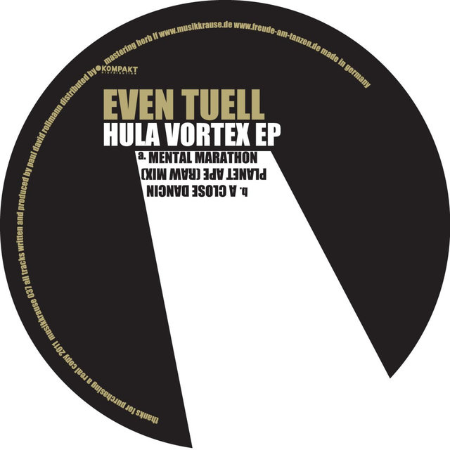Cover art for album Hula Vortex EP by Even Tuell
