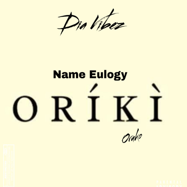 Name Eulogy Oriki Oruko