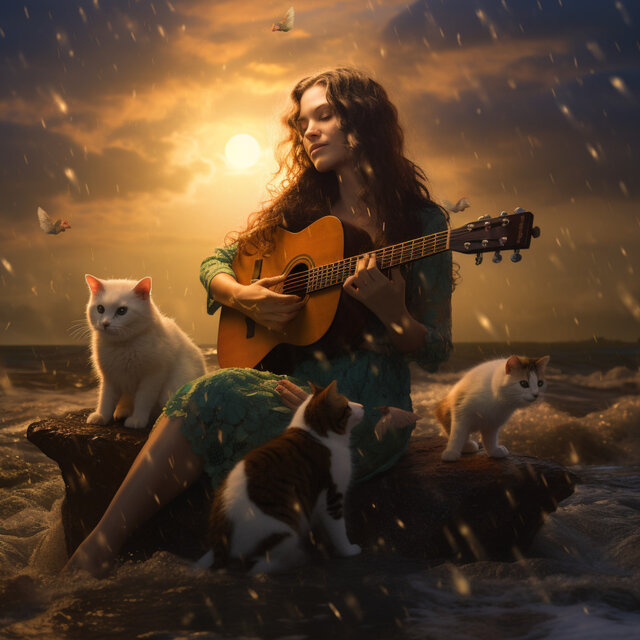 Music in the Rain: Harmonious Tunes for Feline Friends