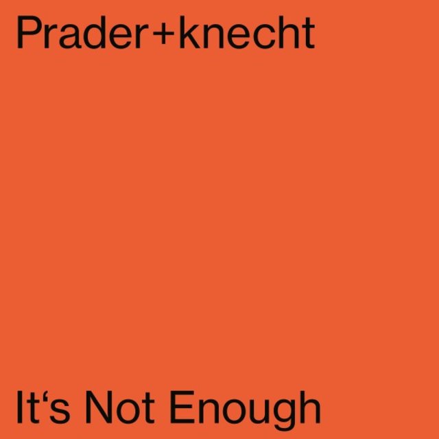 It's Not Enough