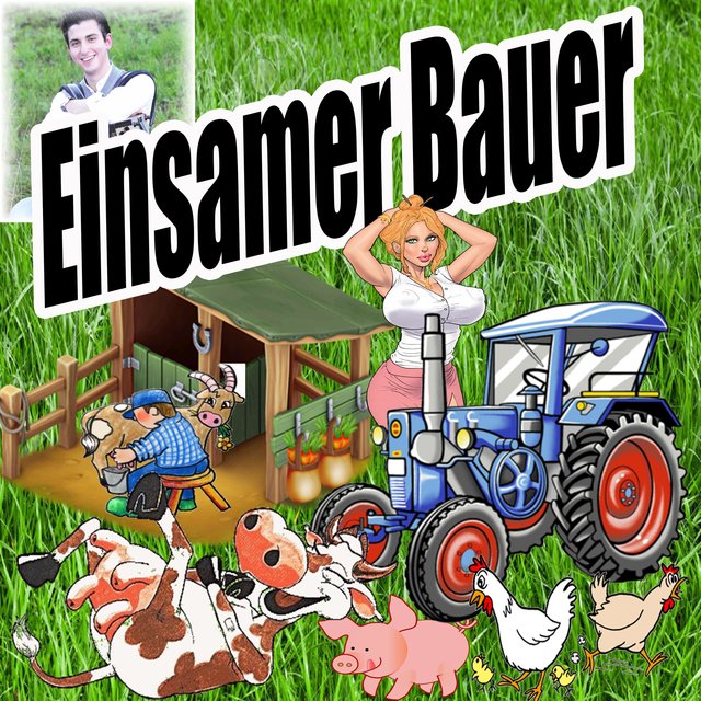 Einsamer Bauer