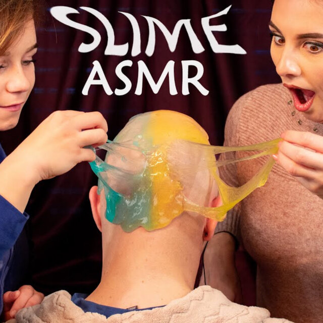 Applying Slime on Man’s Head ASMR