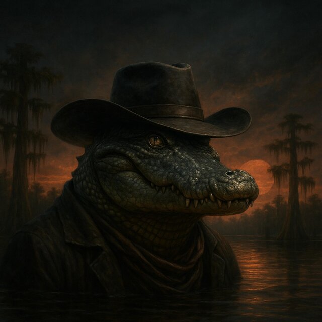 Outlaw Gators Dark Country Music: Mud, Blood & Snappin’ Teeth