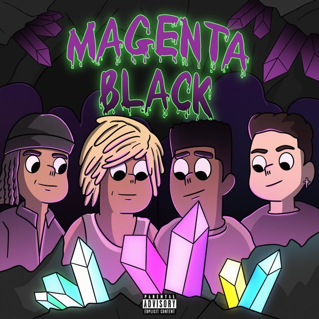 Magenta Black