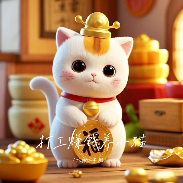 打工赚钱养小猫