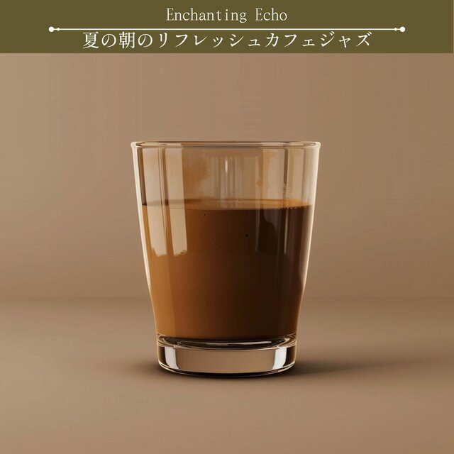 夏の朝のリフレッシュカフェジャズ