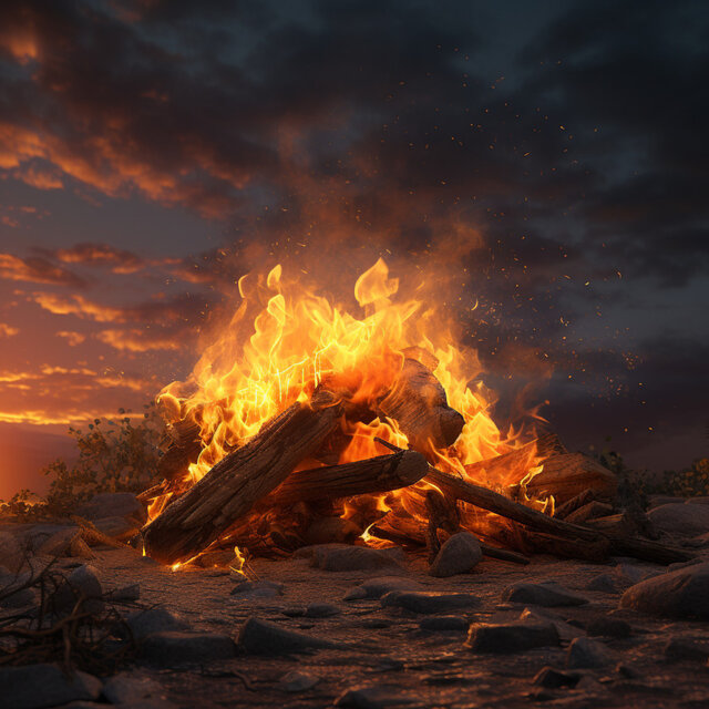 Ember's Relaxation: Warmth and Serenity